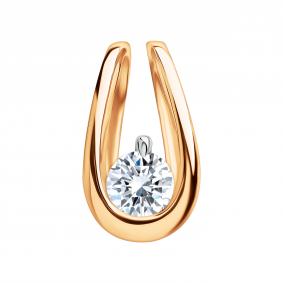 Золотая подвеска TALANT ПД 799 с цирконием ПД 799 фото